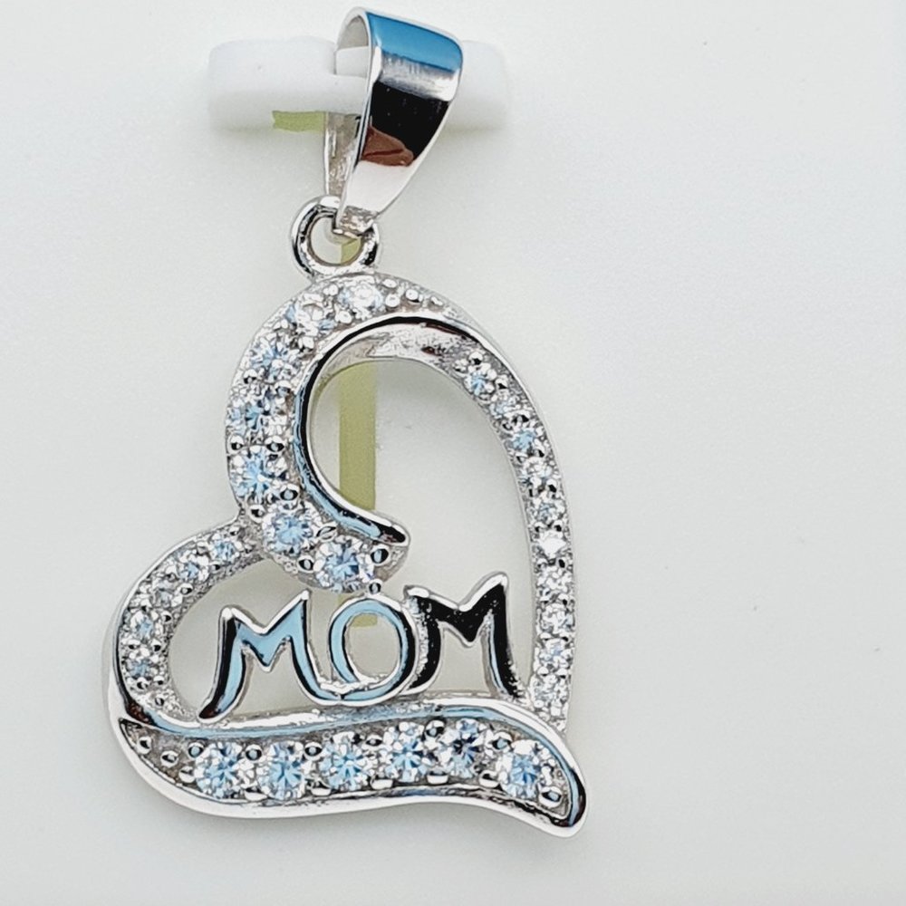 "925 Sterling Silver CZ Beautiful Pendant for Women, 1USPAR4022 - Picture 9 of 11
